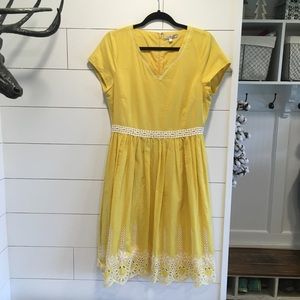 Yellow Down East Basics Dress